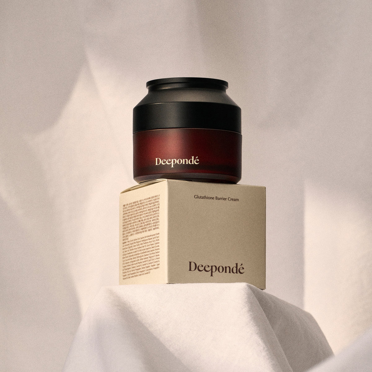 Deepondé | Glutathione Barrier Cream | Cream - Packaging and box