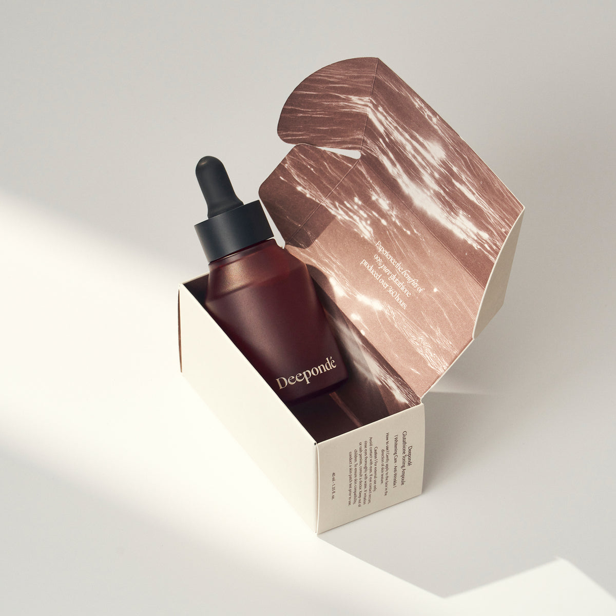 Deepondé | Glutathione Toning Ampoule | Ampoule - Packaging and box